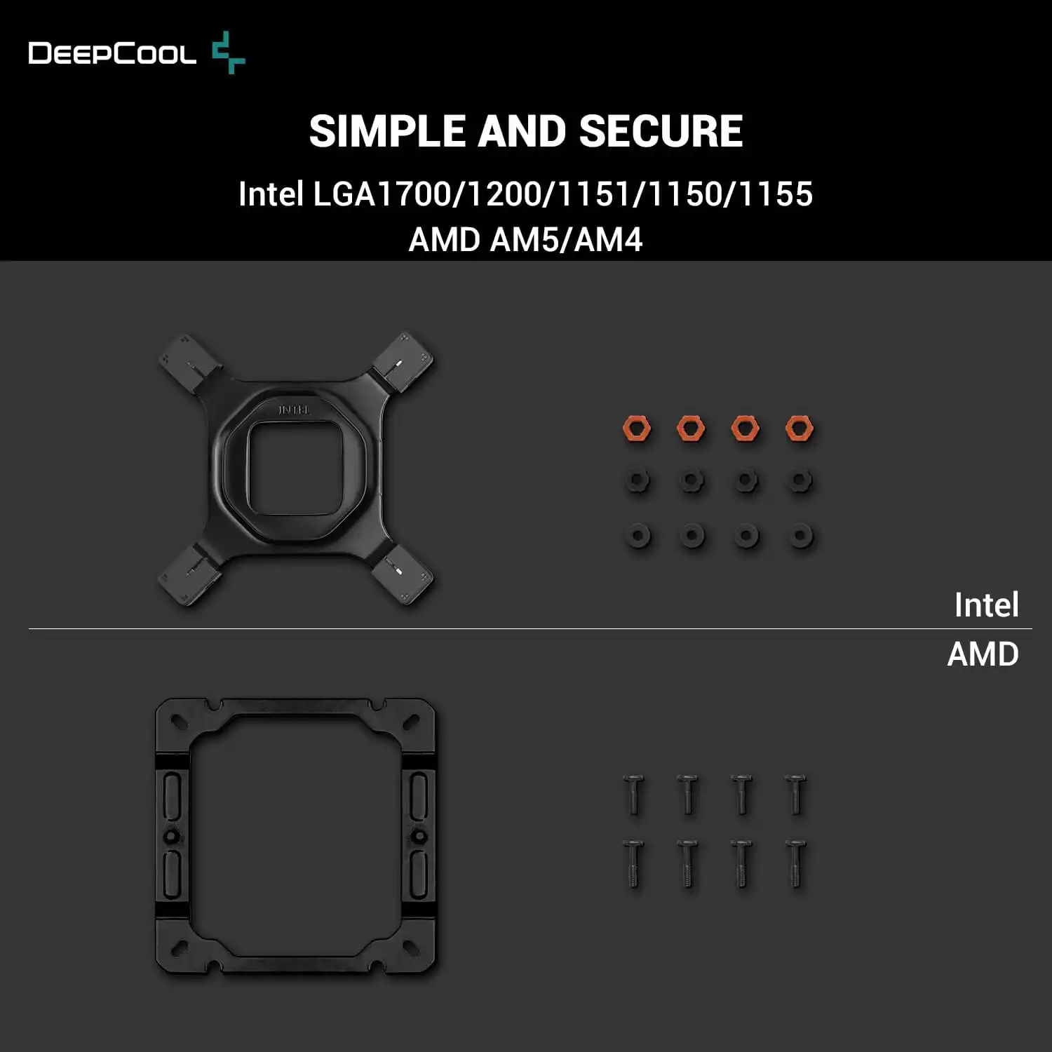 Disipador DeepCool AK400 Zero Dark Plus - Imagen 4