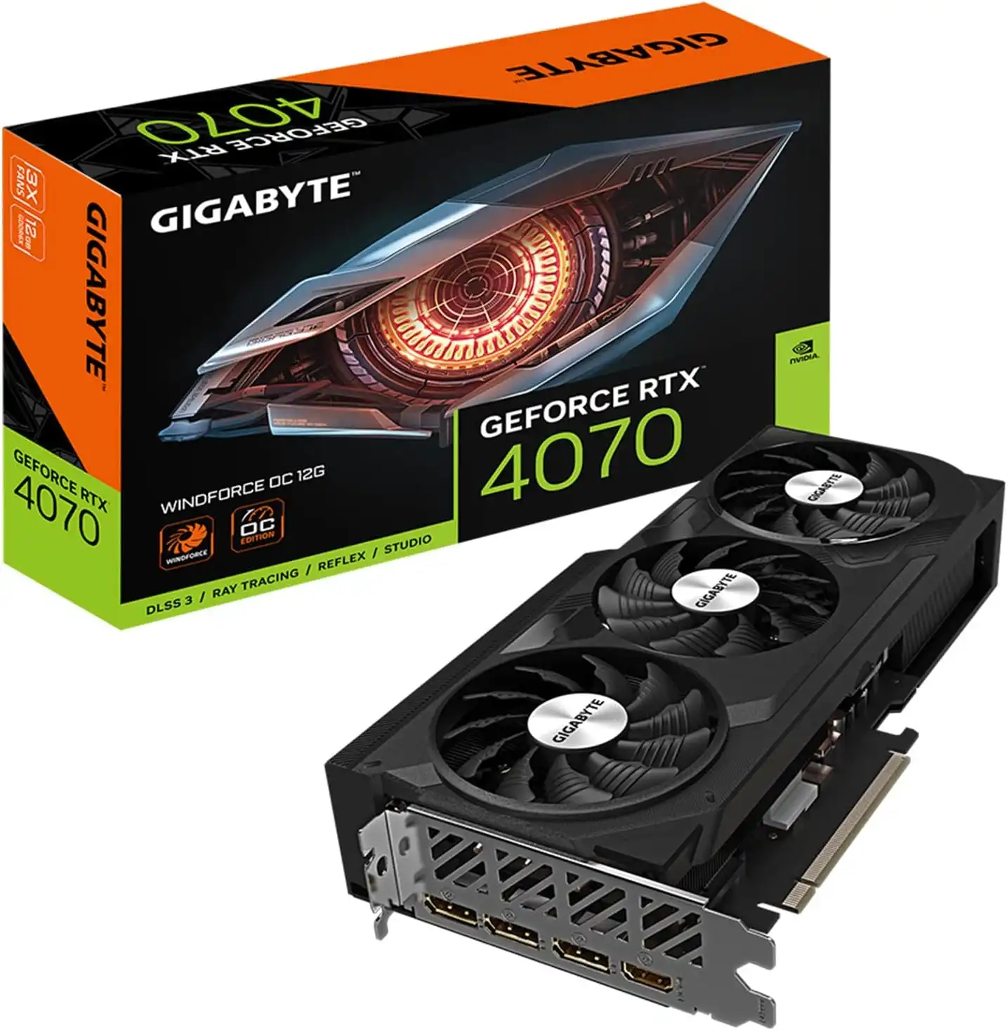 Tarjeta de Video Nvidia RTX 4070 Gigabyte Windforce OC 12GB - Imagen 5
