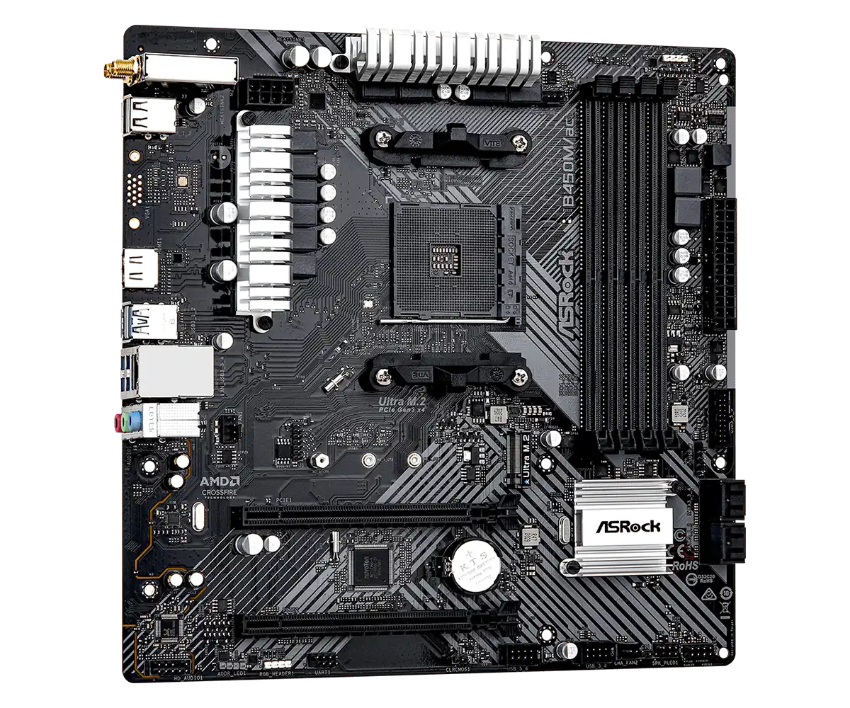 Tarjeta Madre B450M Asrock AC R2.0 Wifi - Imagen 4