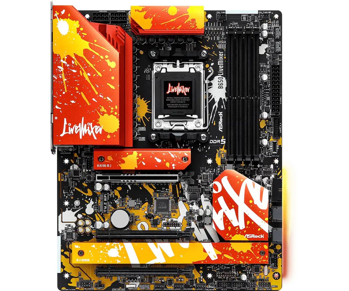 Tarjeta Madre B650 Asrock LiveMixer DDR5 - Imagen 2