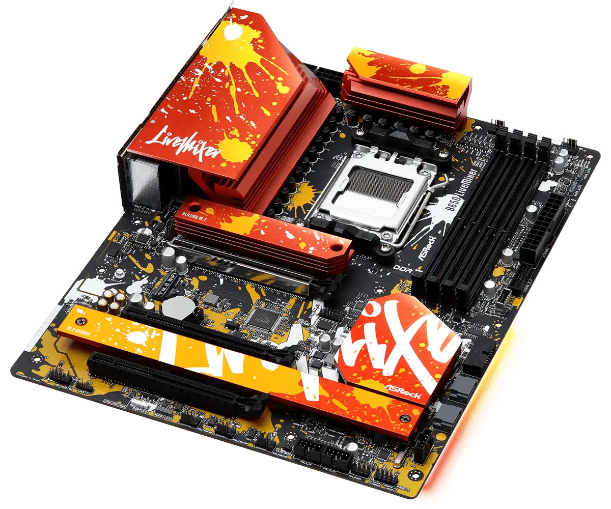 Tarjeta Madre B650 Asrock LiveMixer DDR5 - Imagen 4