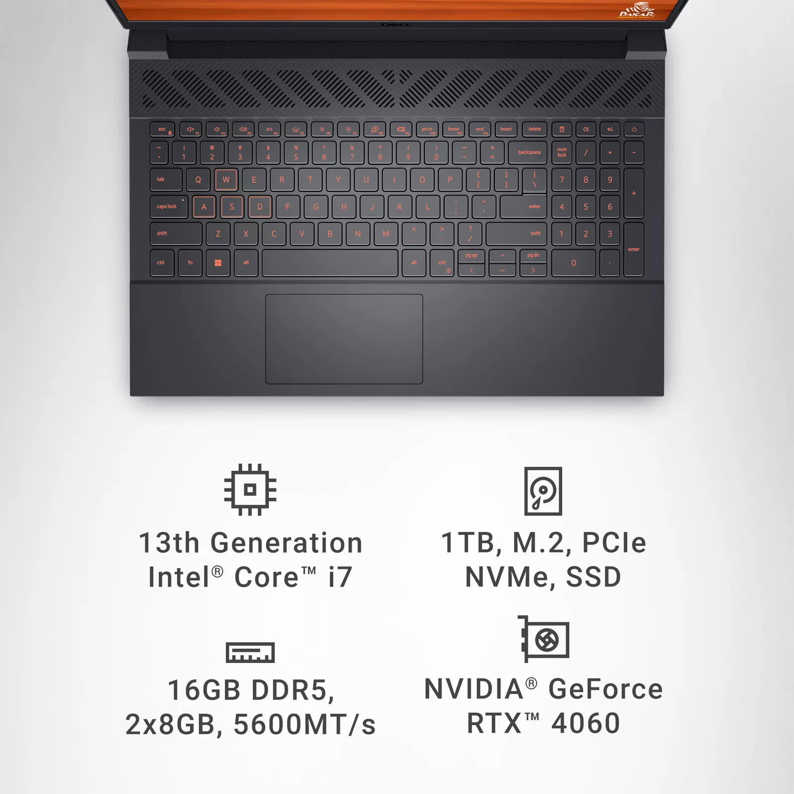 Dell G15 | 15.6" | 120Hz | Intel Core i7 13650HX | RTX 4060 | 16GB Ram | 1TB SSD - Imagen 6