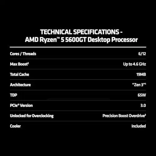 Ryzen 5 5600GT 6 Núcleos 12 Hilos - Imagen 6