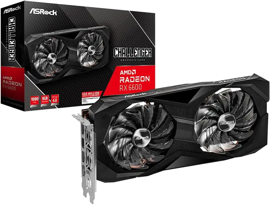 AMD Radeon RX 6600 Asrock Challenger D 8GB (usada)