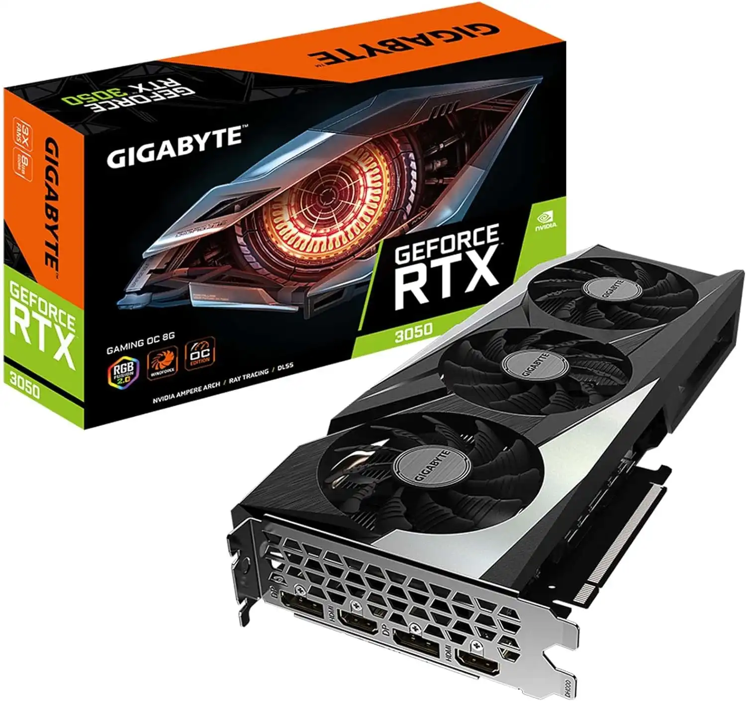 Nvidia RTX 3050 Gigabyte Gaming OC 8GB (Usada)