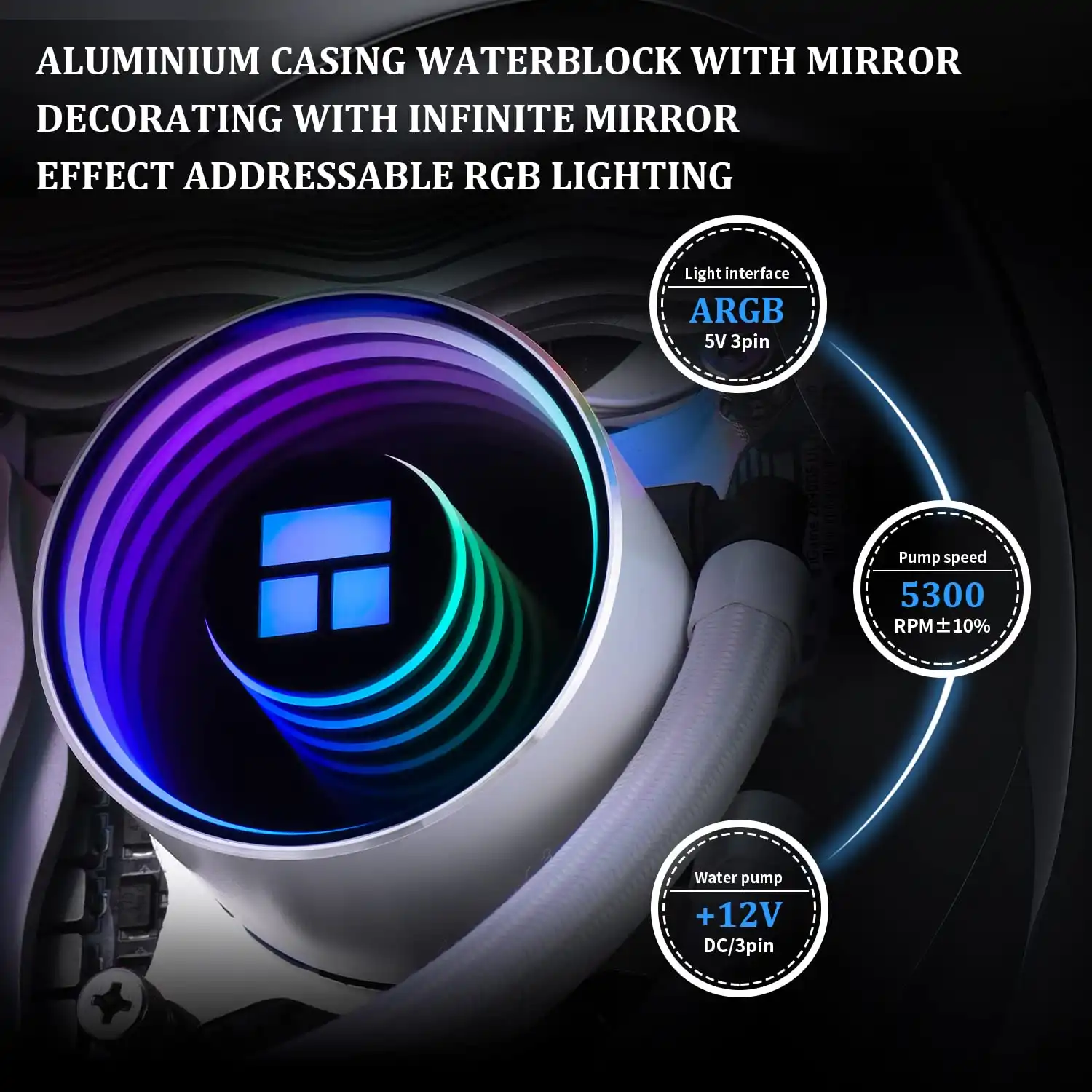 Disipador 240MM Thermalright Frozen Notte White 240 - Imagen 4