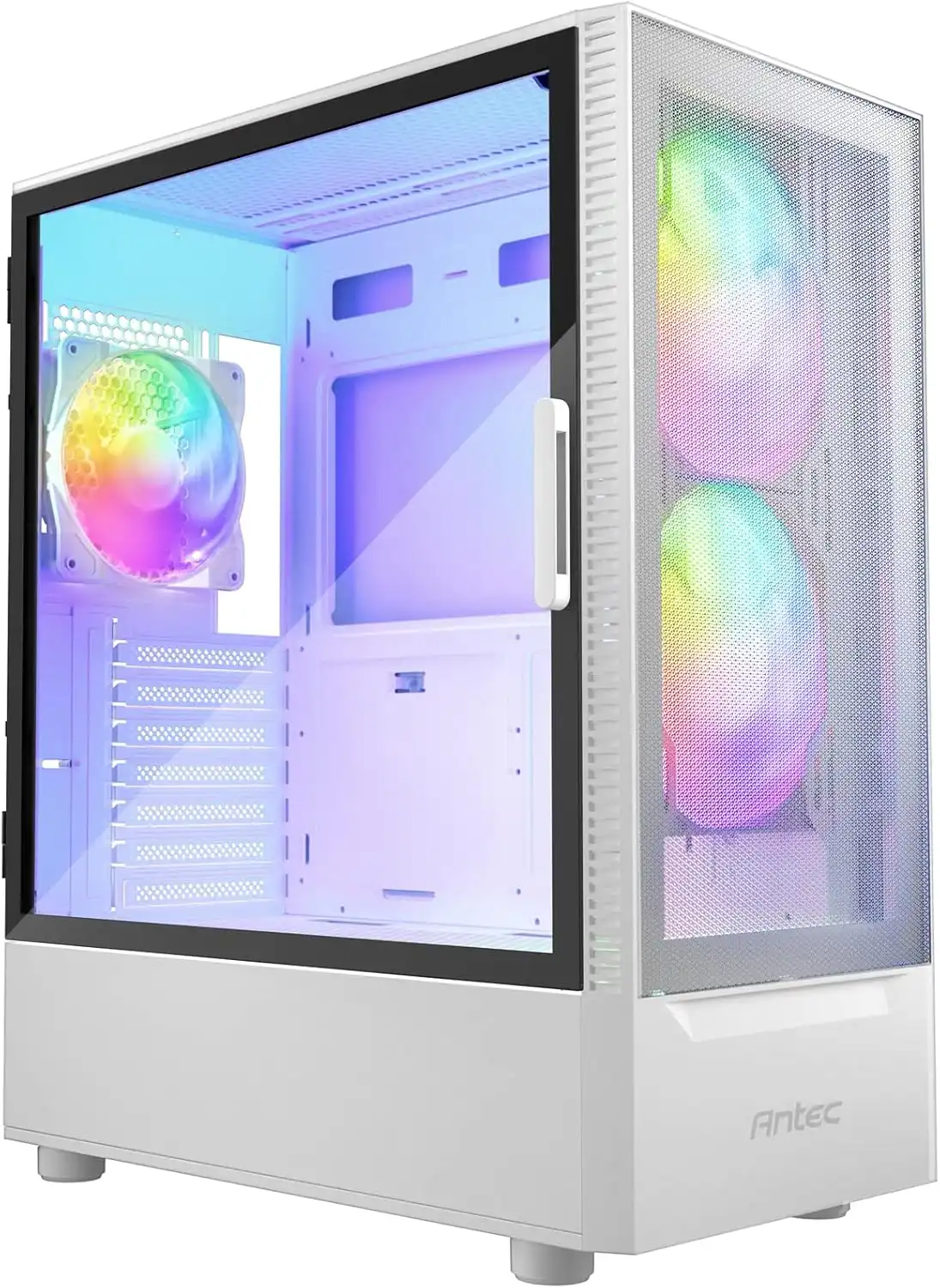 Antec NX410 Blanco (3 Ventiladores RGB Incluidos)