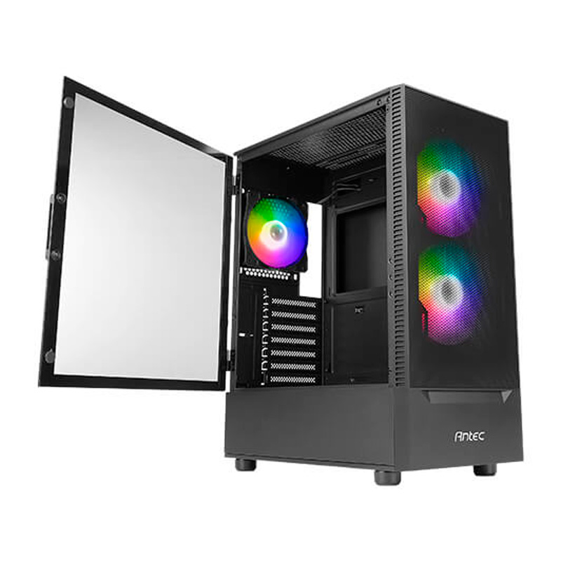 Antec NX410 Negro (3 Ventiladores RGB Incluidos) - Imagen 2