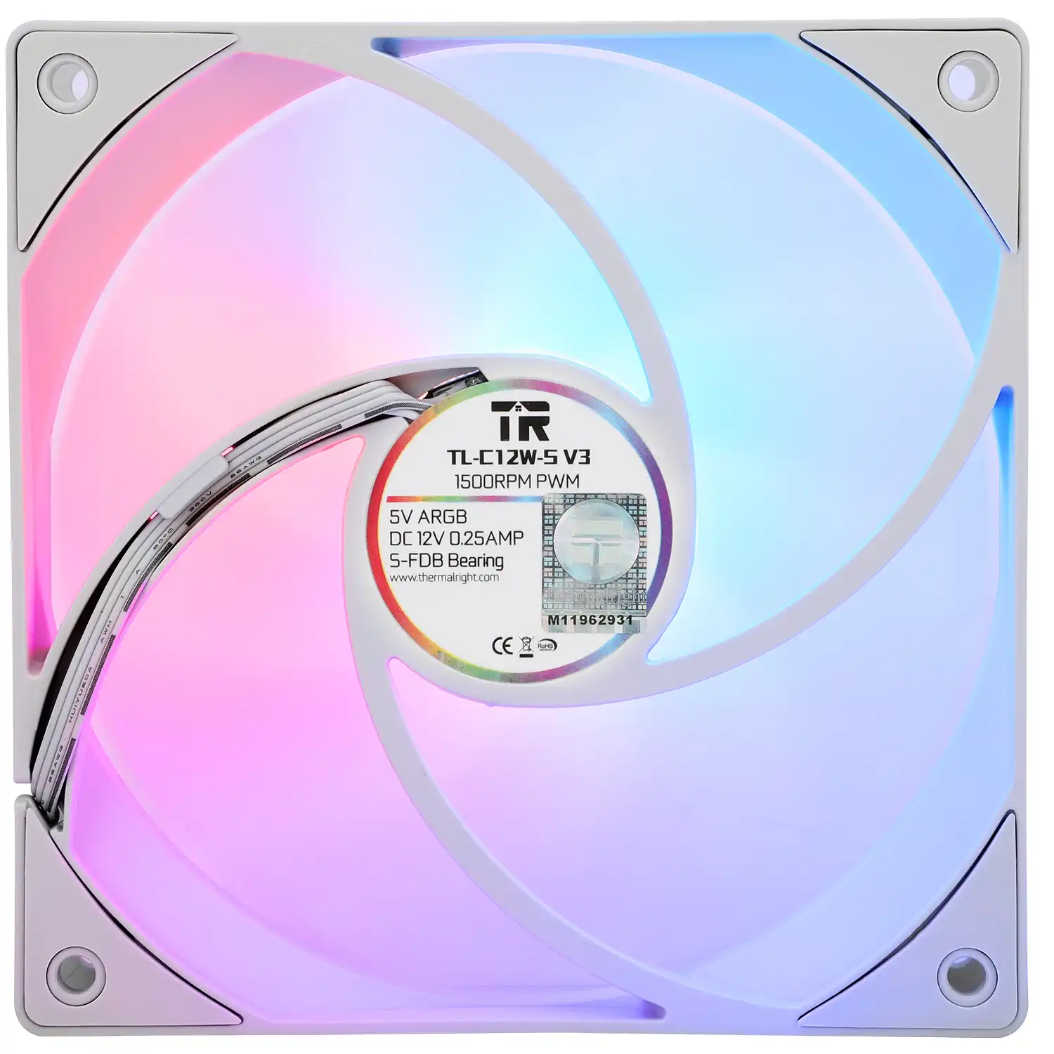 Pack de 3 Ventiladores Thermalright TL-C12W-S V3 - Imagen 4