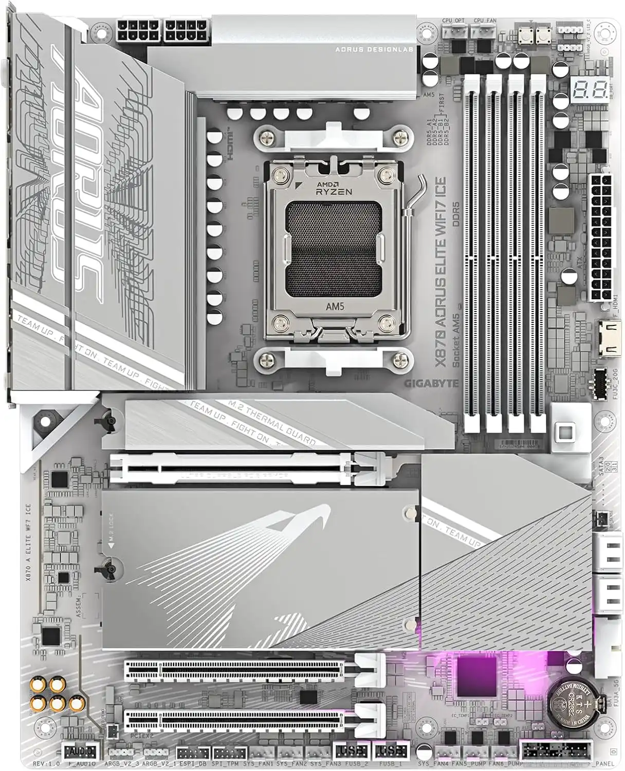 X870 Aorus Elite ICE Wifi 7 DDR5 - Imagen 2