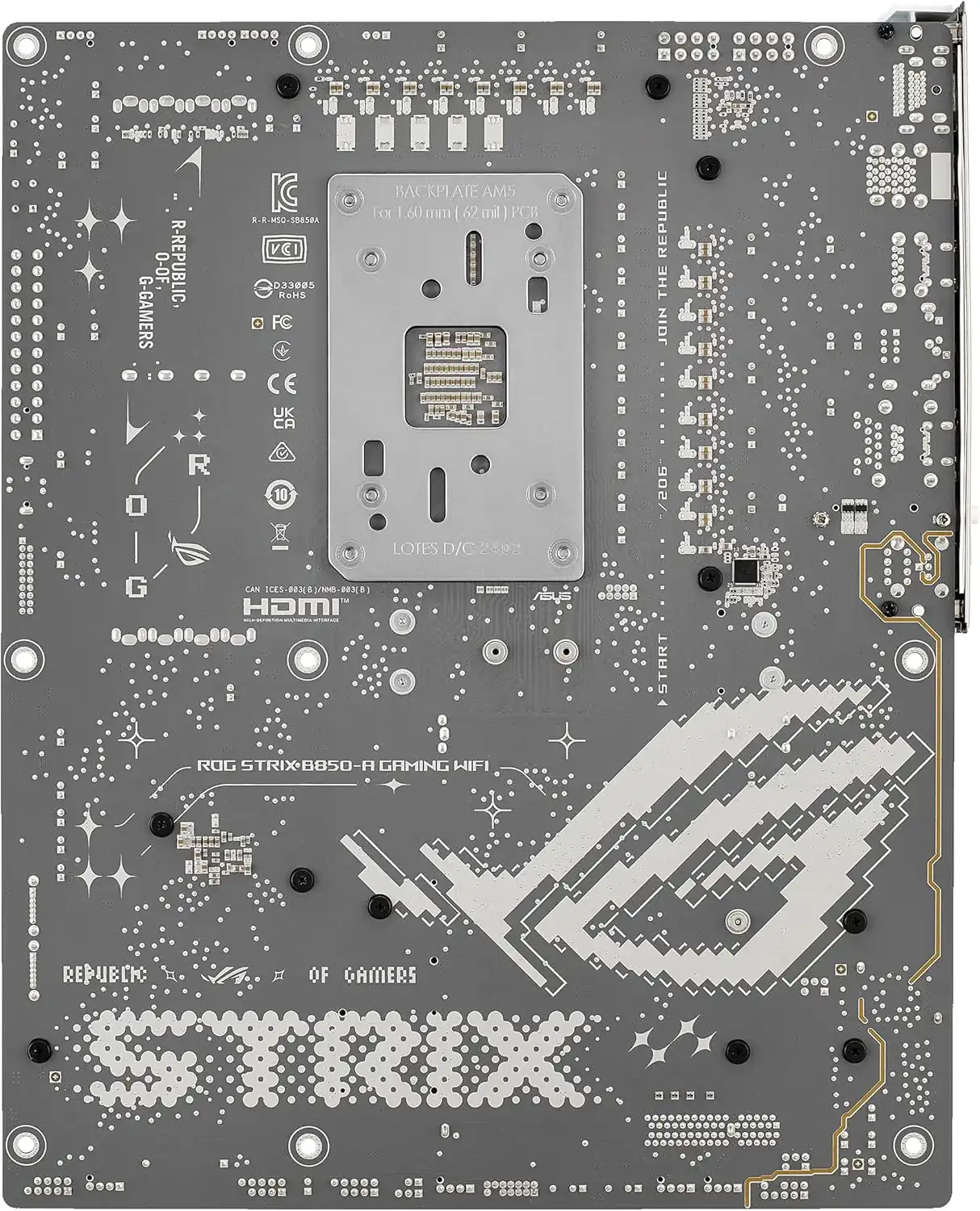 B850-A Asus Rog Strix Gaming Wifi R2 DDR5 - Imagen 4