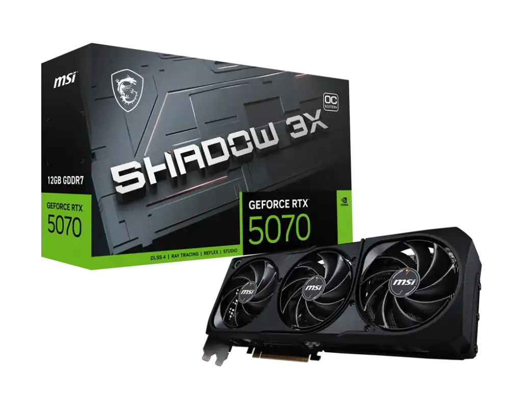 Nvidia RTX 5070 MSI Shadow 3X 12GB