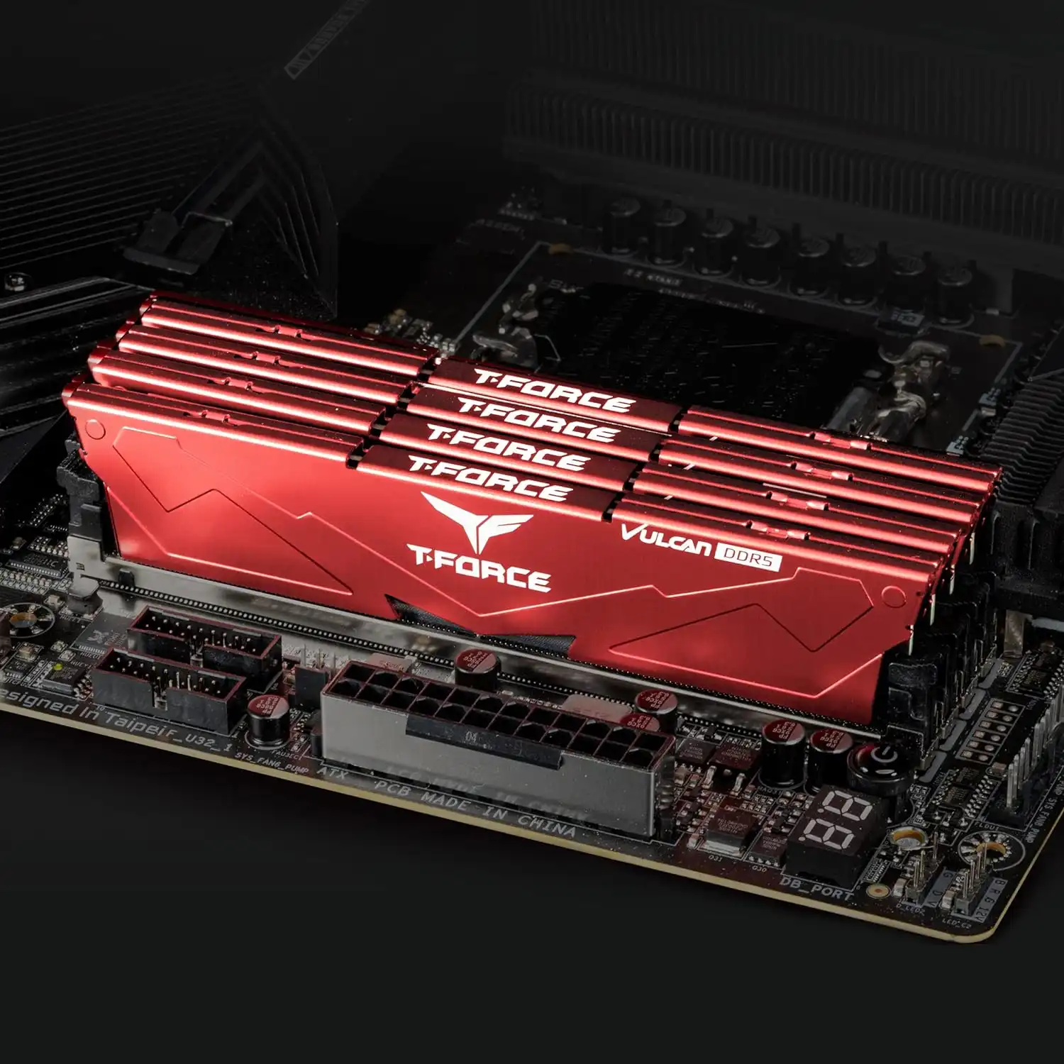 T-Force Vulcan Z Rojas DDR5 32GB 6000 Mhz (2x16GB) (Intel/AMD) - Imagen 5