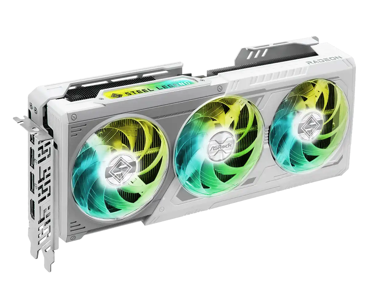 AMD Radeon RX 9070 Asrock Steel Legend OC 16GB - Imagen 3