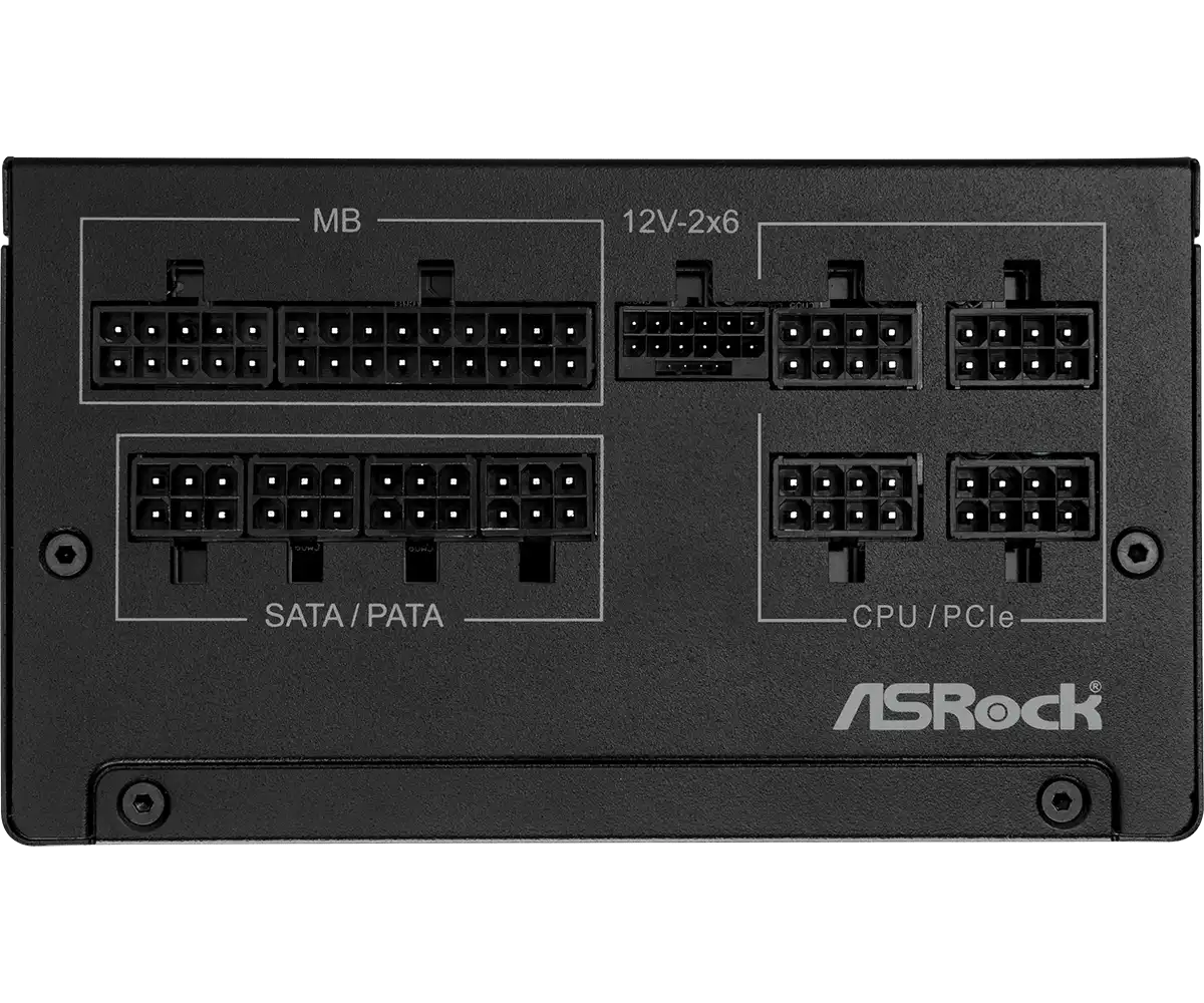Asrock Steel Legend 750W SL-750G 80 Plus Gold & Cybernetics Platinum Modular PCIe 5.1 & ATX 3.1 - Imagen 3