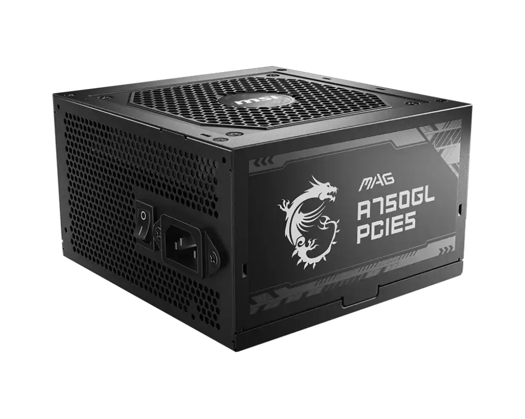 MSI A750GL 2025 750 Watts Cybernetics Gold Modular PCIe 5.1 & ATX 3.1
