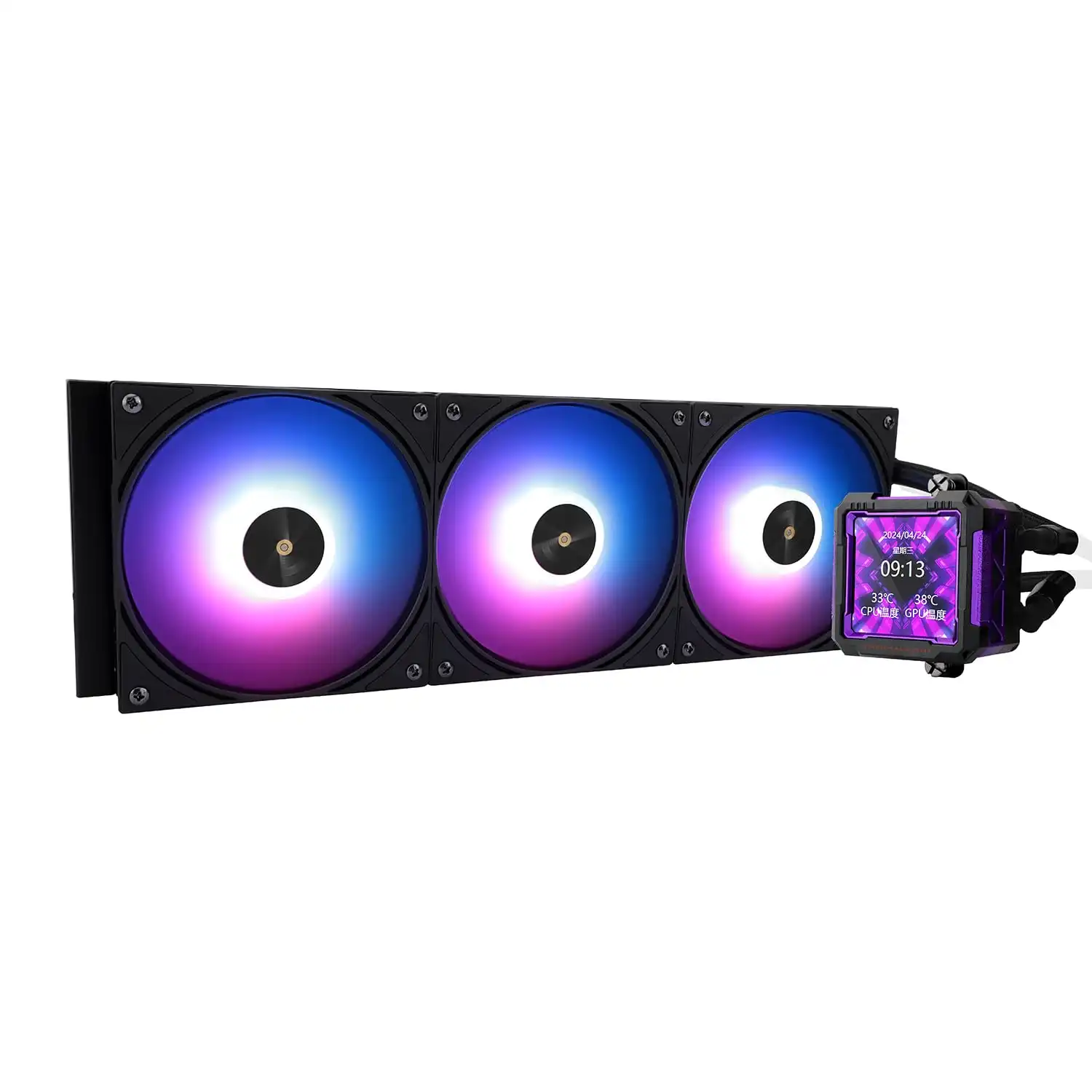 360MM Thermalright FW PRO 360 Black ARGB - Pantalla LCD 2.73"