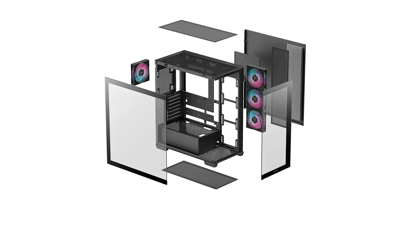 Deepcool CG580 4F Negro (4 Ventiladores RGB Incluidos) - Imagen 4