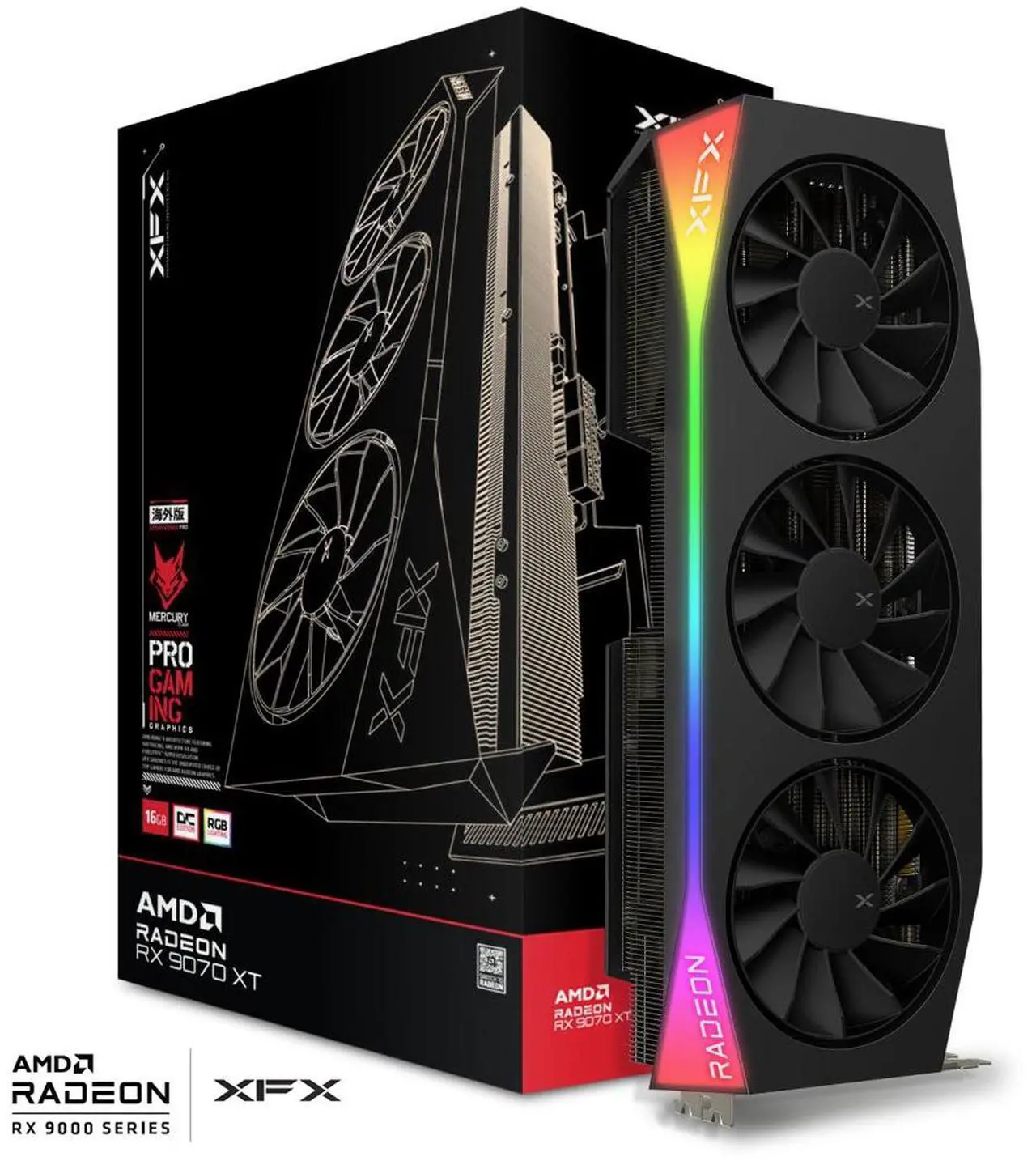 AMD Radeon RX 9070 XT XFX Mercury 16GB