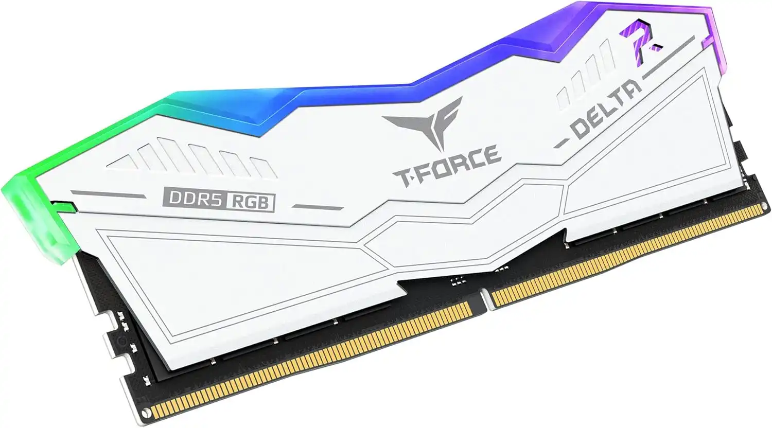 T-Force Delta RGB DDR5 32GB Blancas (2x16GB) 6400 Mhz (Intel/AMD) CL38 - Imagen 2