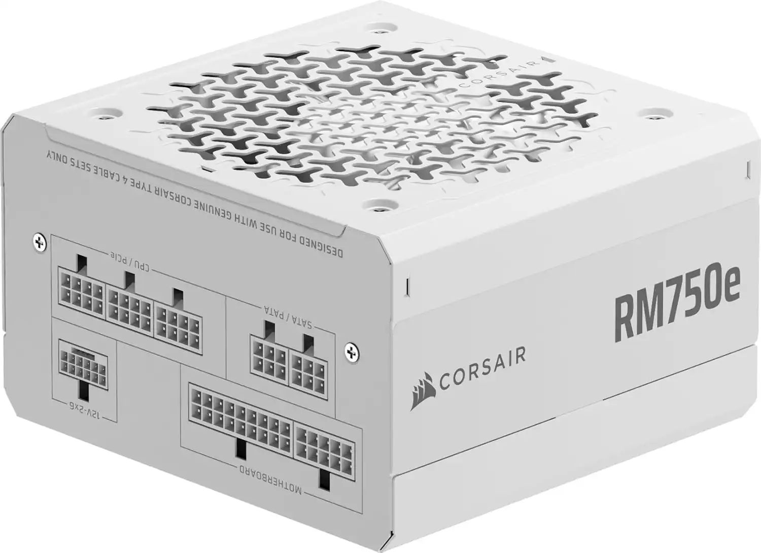 Corsair RM750e 2025 Cybernetics Gold Full Modular PCIe 5.1 & ATX 3.1 White - Imagen 2