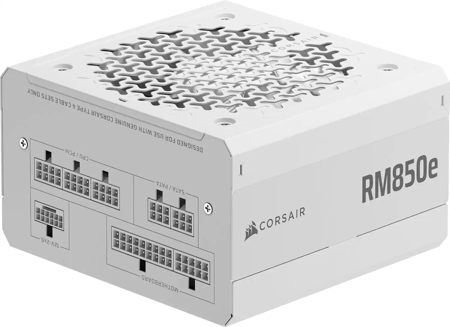 Corsair RM850e 2025 Cybernetics Gold Full Modular PCIe 5.1 & ATX 3.1 White - Imagen 2