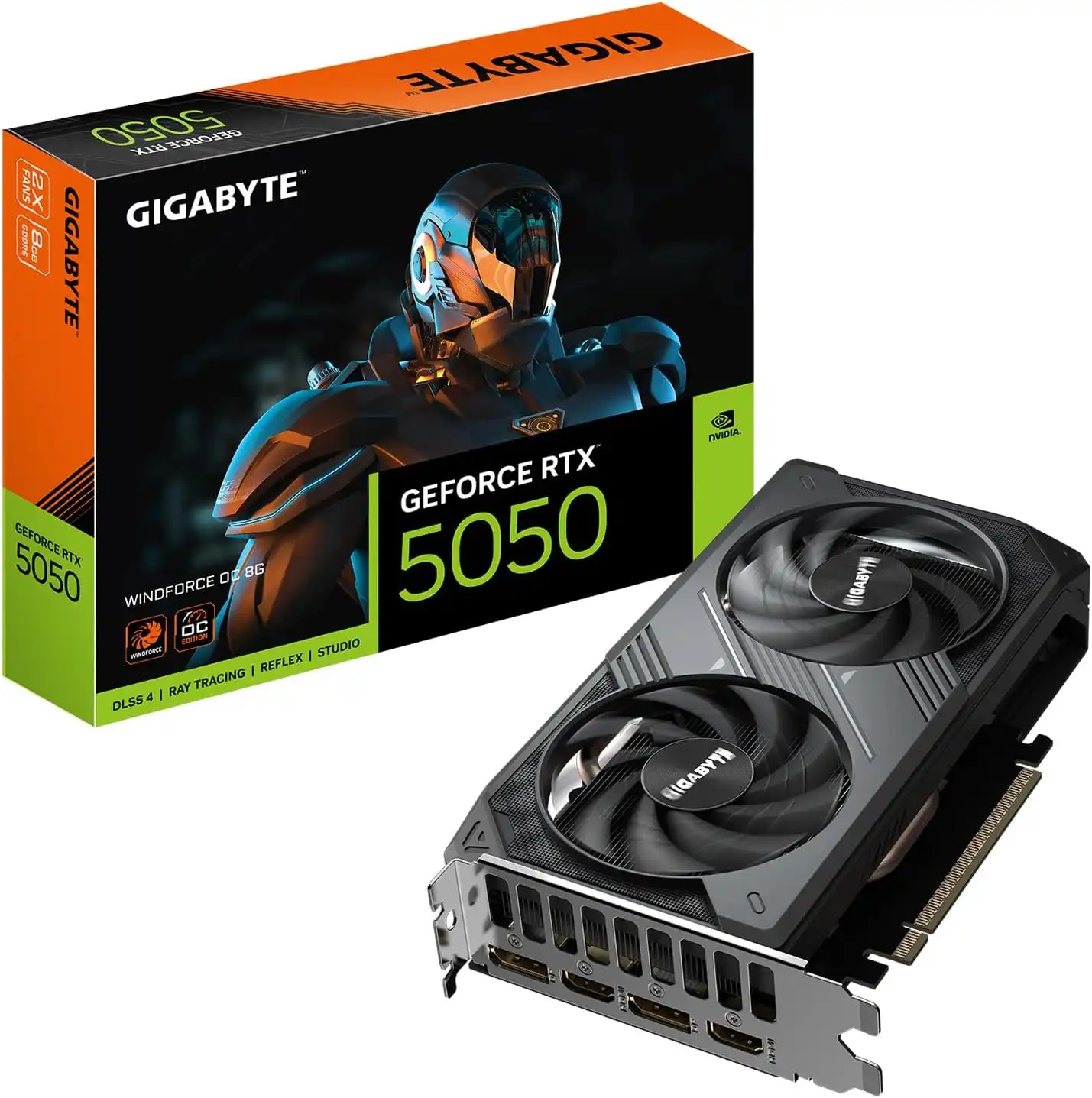 Nvidia RTX 5050 Gigabyte Windforce OC 8GB