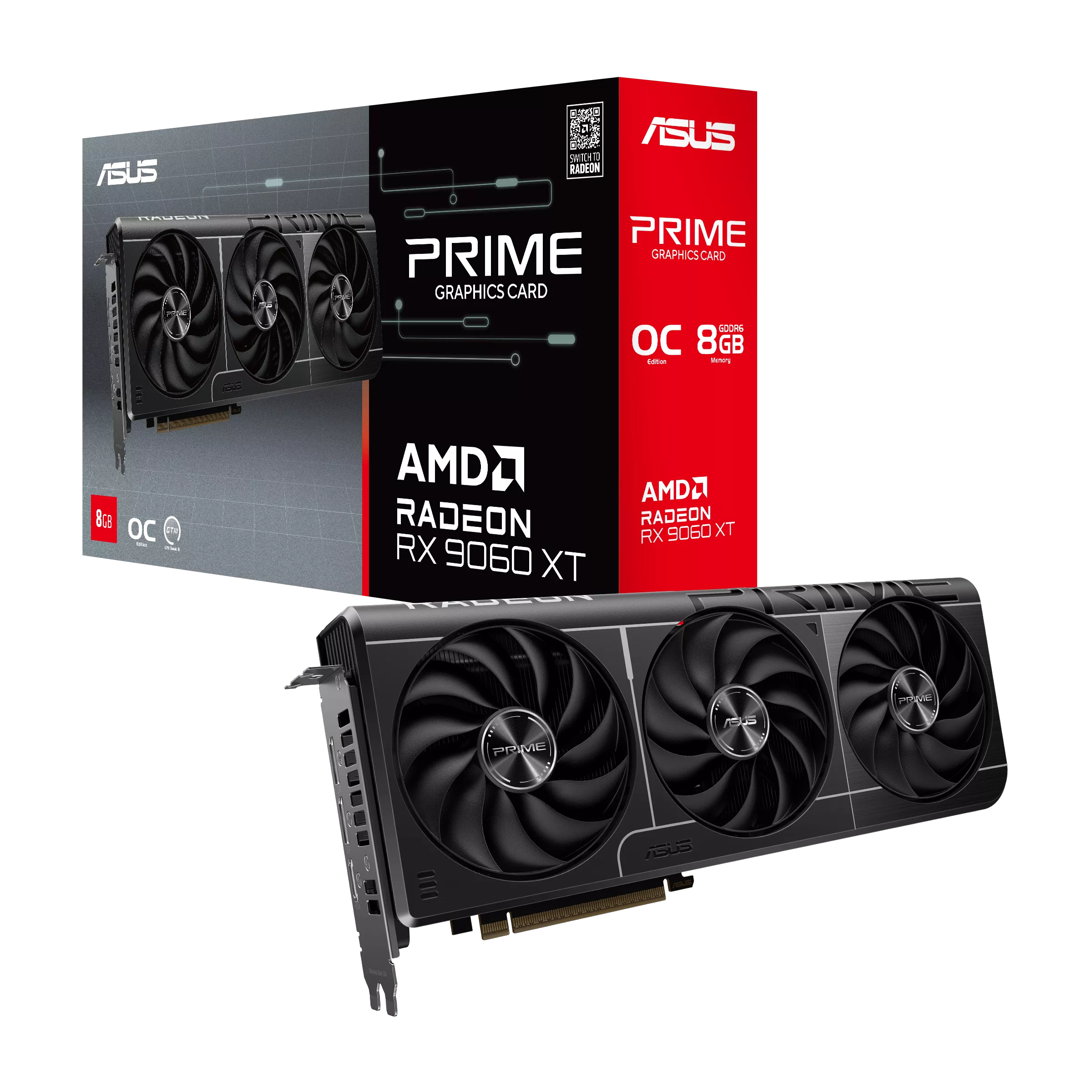 AMD Radeon RX 9060 XT Asus Prime OC 8GB