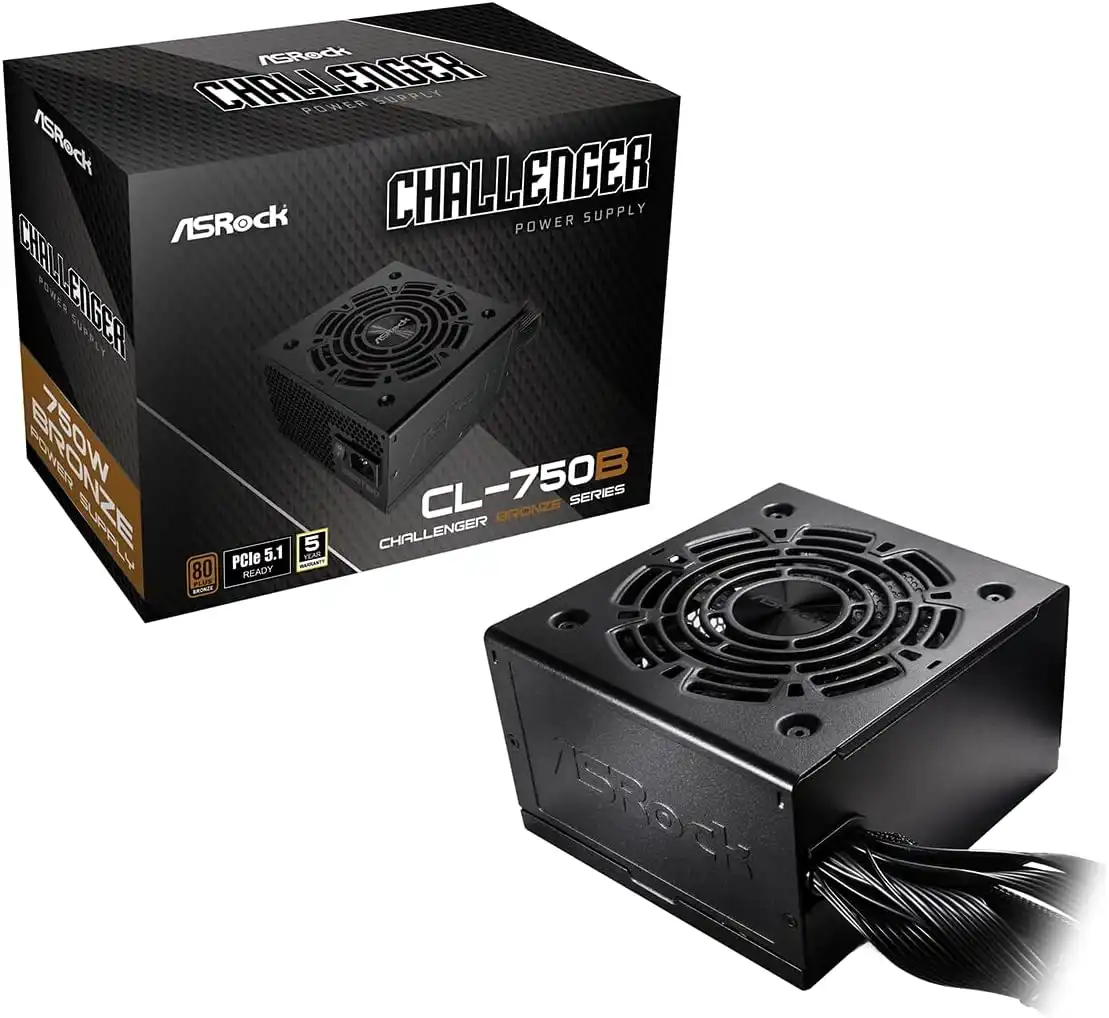 Asrock Challenger CL-750B 750 Watts 80 Plus Bronce PCIe 5.1