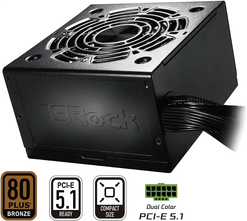 Asrock Challenger CL-750B 750 Watts 80 Plus Bronce PCIe 5.1 - Imagen 2