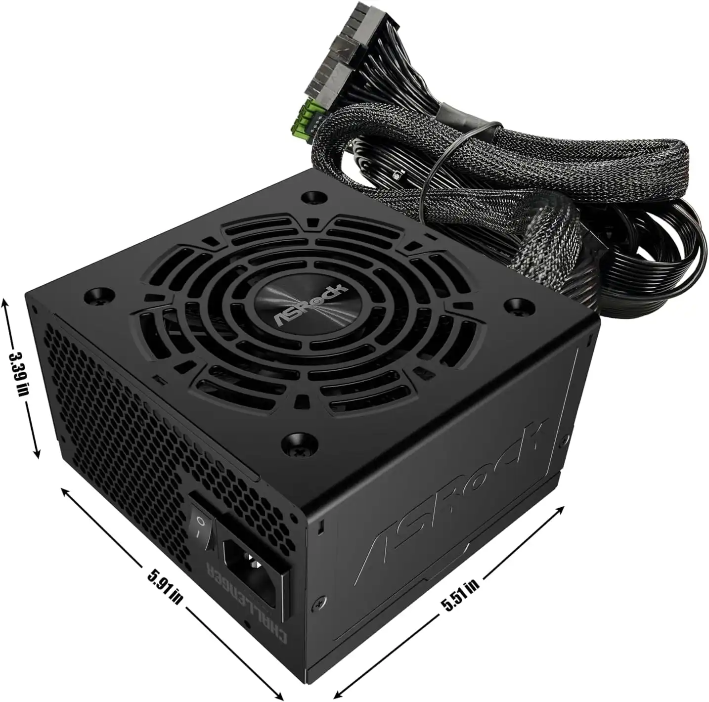 Asrock Challenger CL-750B 750 Watts 80 Plus Bronce PCIe 5.1 - Imagen 3