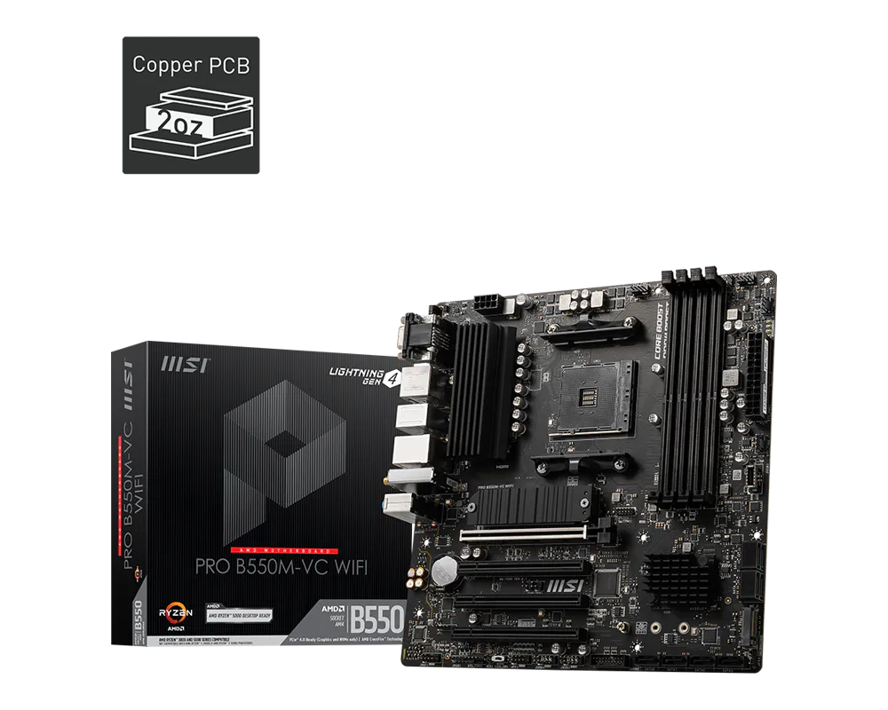 B550M-VC MSI Pro Wifi