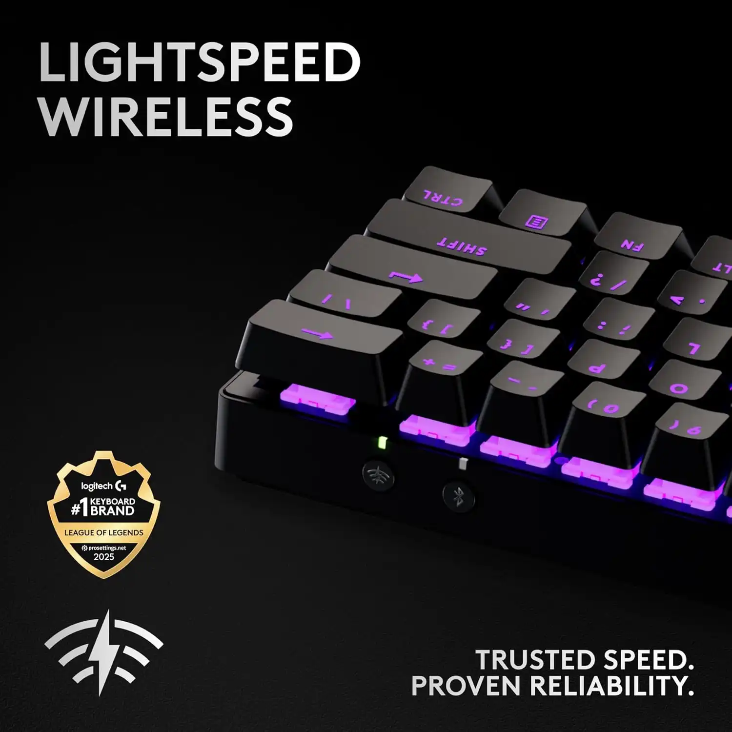 Teclado Logitech Pro X60 Lightspeed GX Optical Tactile - Imagen 4