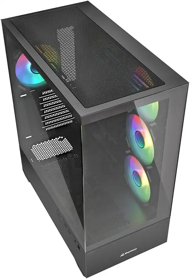 Sharkoon AK6 Negro (4 Ventiladores ARGB Incluidos) - Imagen 2