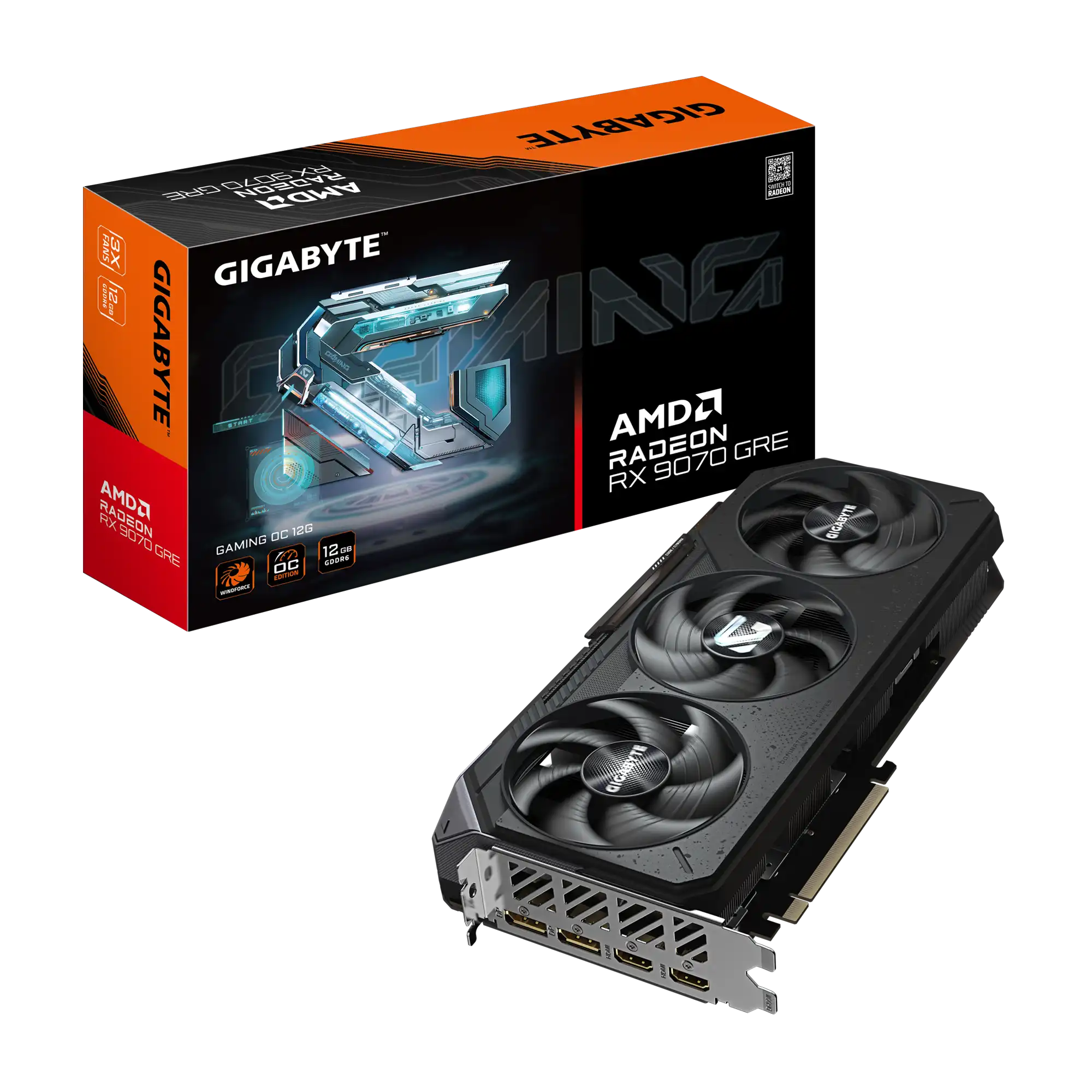 AMD Radeon RX 9070 GRE Gigabyte Gaming OC 12GB
